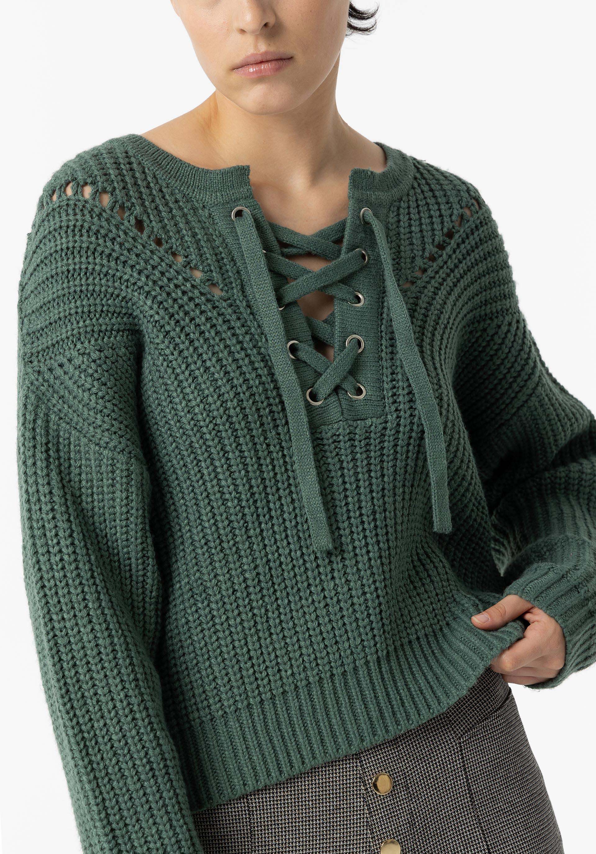 Camisola de Malha com Cordão
