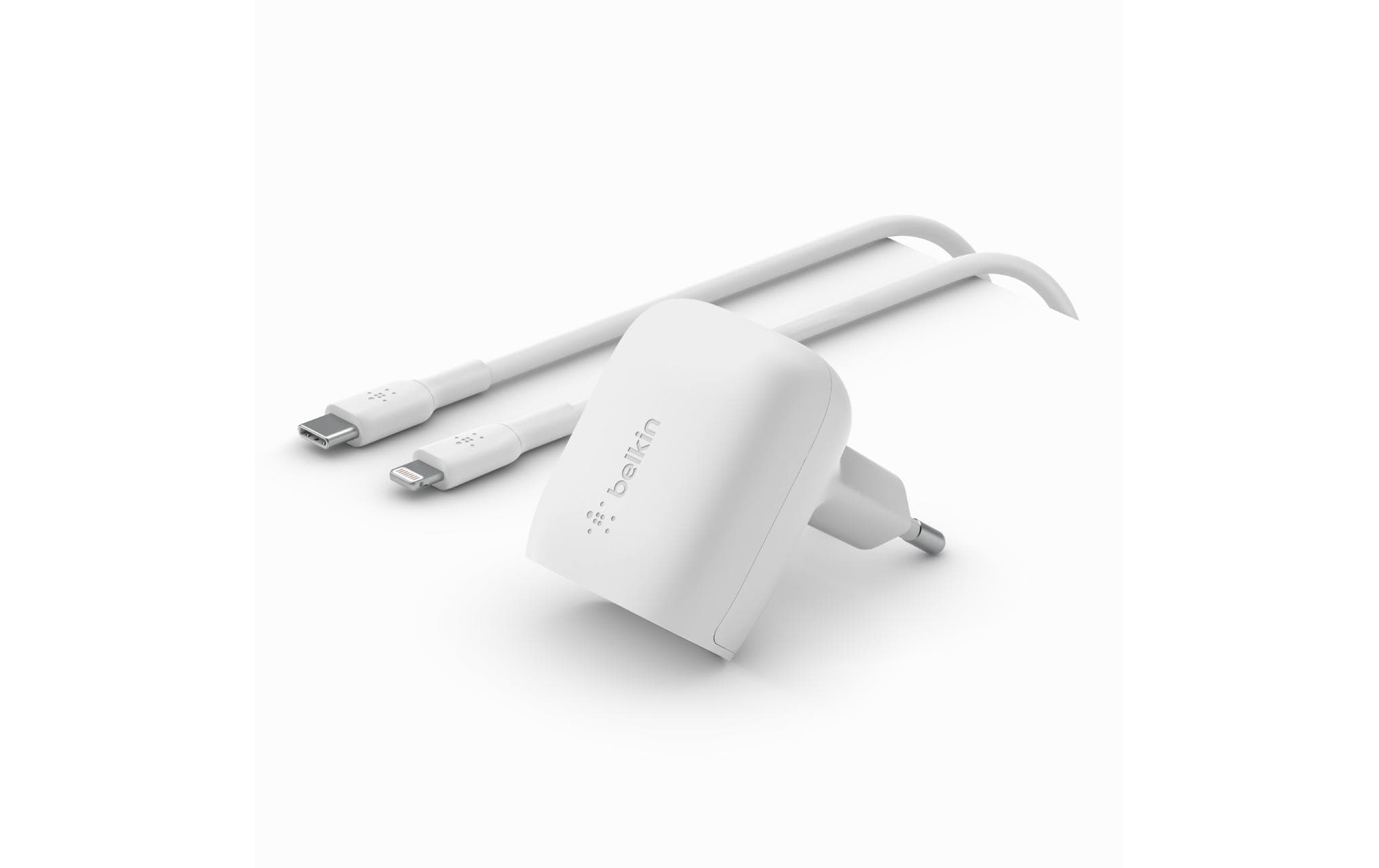 USB-Wandladegerät 20W USB-C20-W-USB-C-Ladegerät mit USB-C-Kabel mit Lightning Connector