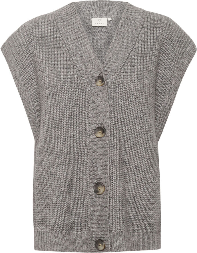 Kaffe KAnellia Knit Cardigan Grey melange