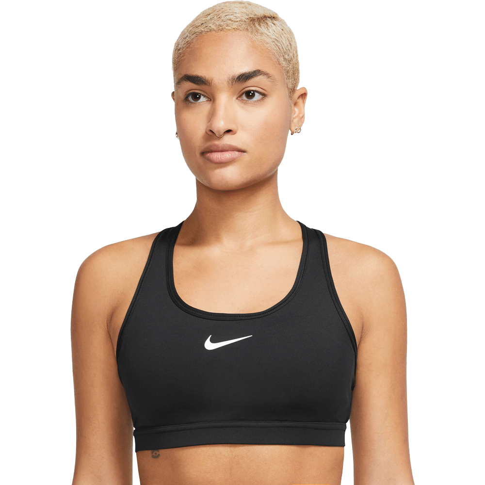 Nike Swoosh Medium Support Sport BH Damen schwarz
