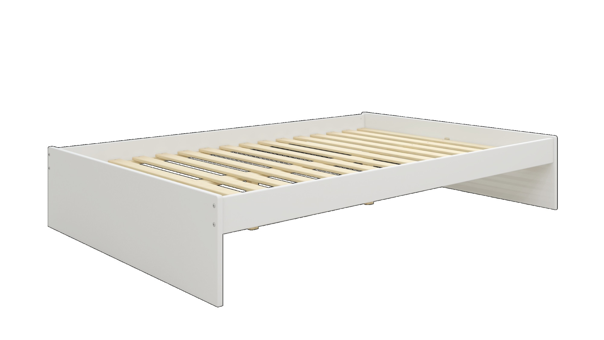 GOODproduct Bett »Magdala, Futonbett, schlichtes Design, Top Qualität« Breite/ Belastbarkeit: 120cm/200 KG, 90cm/ 100KG,  aus robustem MDF, Breite Liegefläche 140 cm, Bettkasten optional