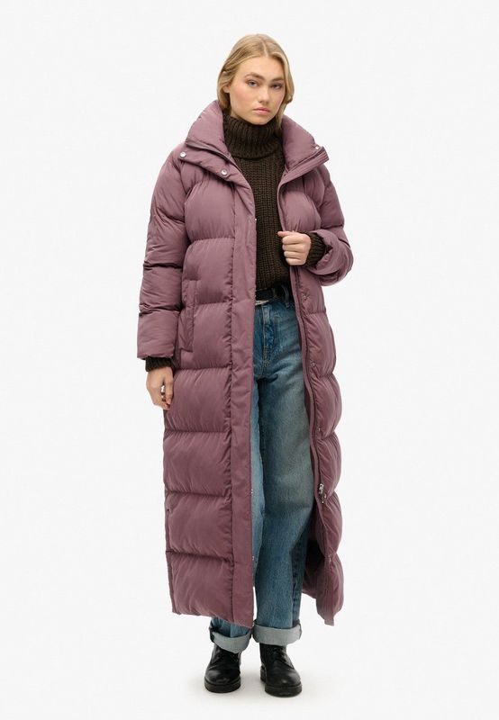 Superdry - Maxi Lange Pufferjas - Dames - Gewatteerde Jassen