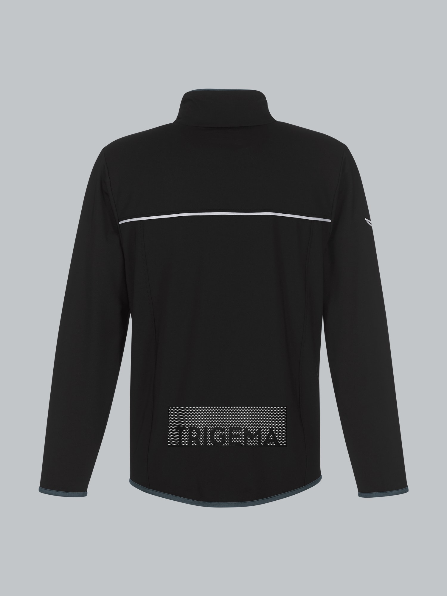 Praktische Sportjacke aus Microfaser Schwarz