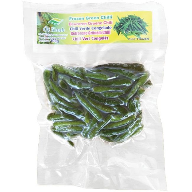 Sonaco Bevroren Groene Chili 100g