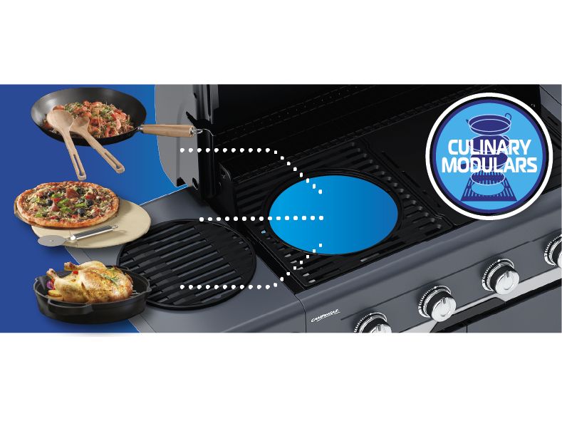 Campingaz Gasgrill Select 4 L Plus mit Abdeckung und Gitter Gasgrill mit 4 Brenner