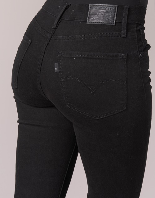 Levi's - 724 HIGH RISE STRAIGHT Negro