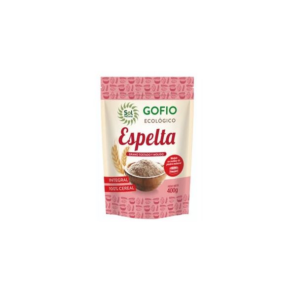 Sol Natural Espelta Integral Orgânica Gofio 400g