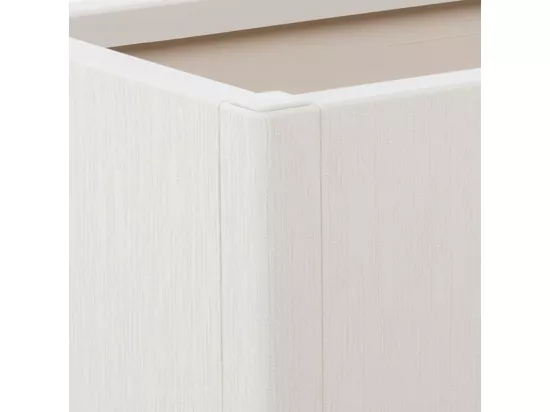 Jardinière blanc 80x36x35 cm PP
