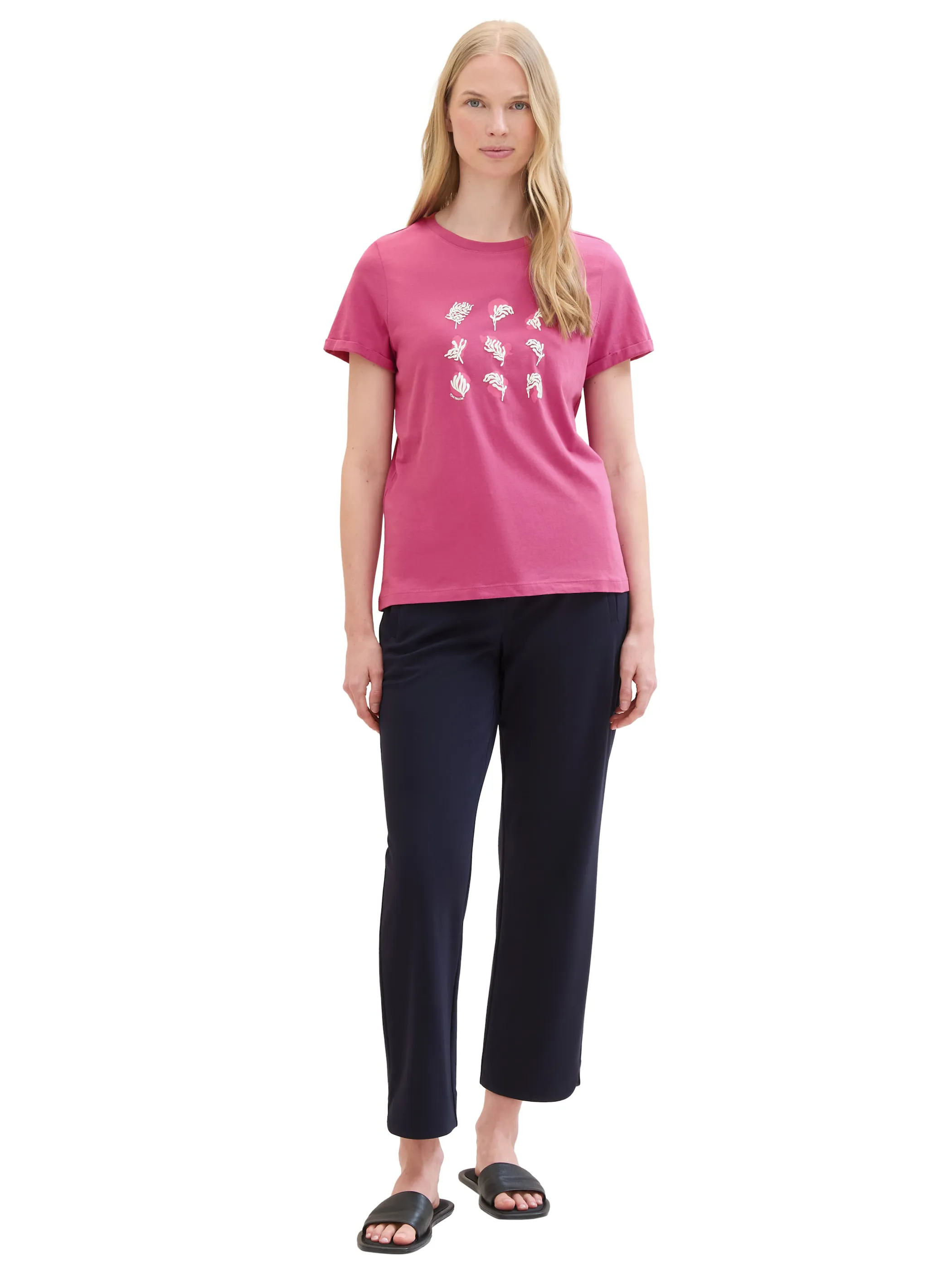 Damen T-Shirt mit Rubber Print