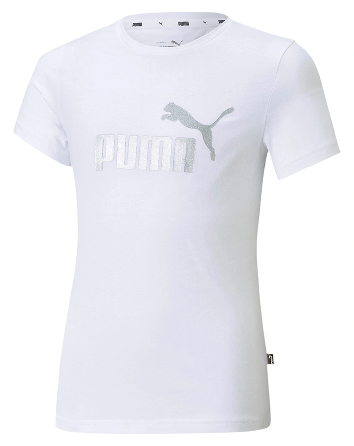 T-Shirt METALLIC LOGO in weiß
