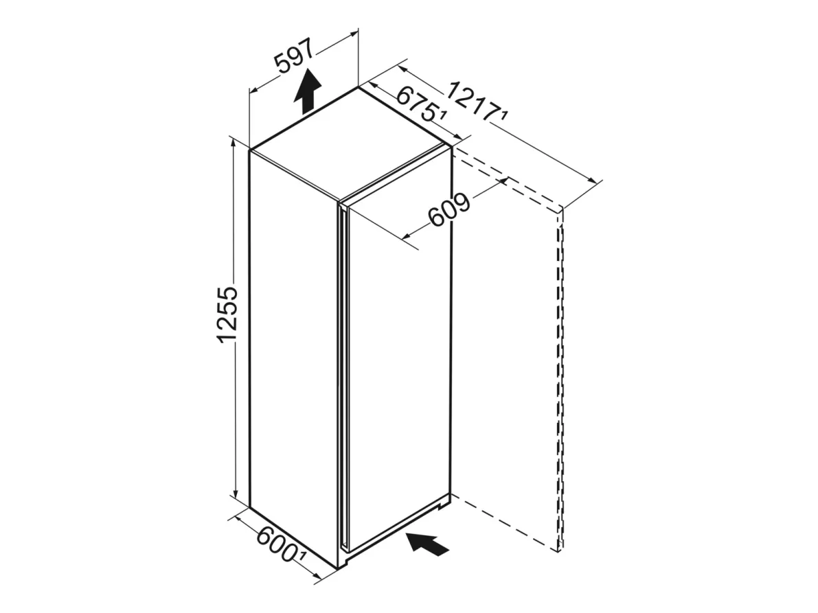 Liebherr Rd 4200-22 001 Køleskab - FS, PURE, Køl, 125x60cm