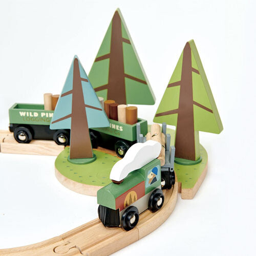 Tender leaf toys treinbaan dennenbos