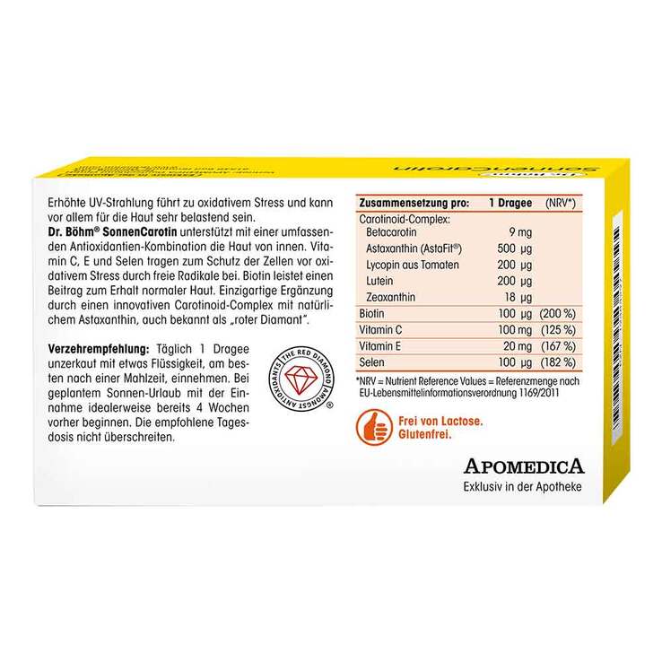 Dr. Böhm Sonnencarotin Dragees, 60 St