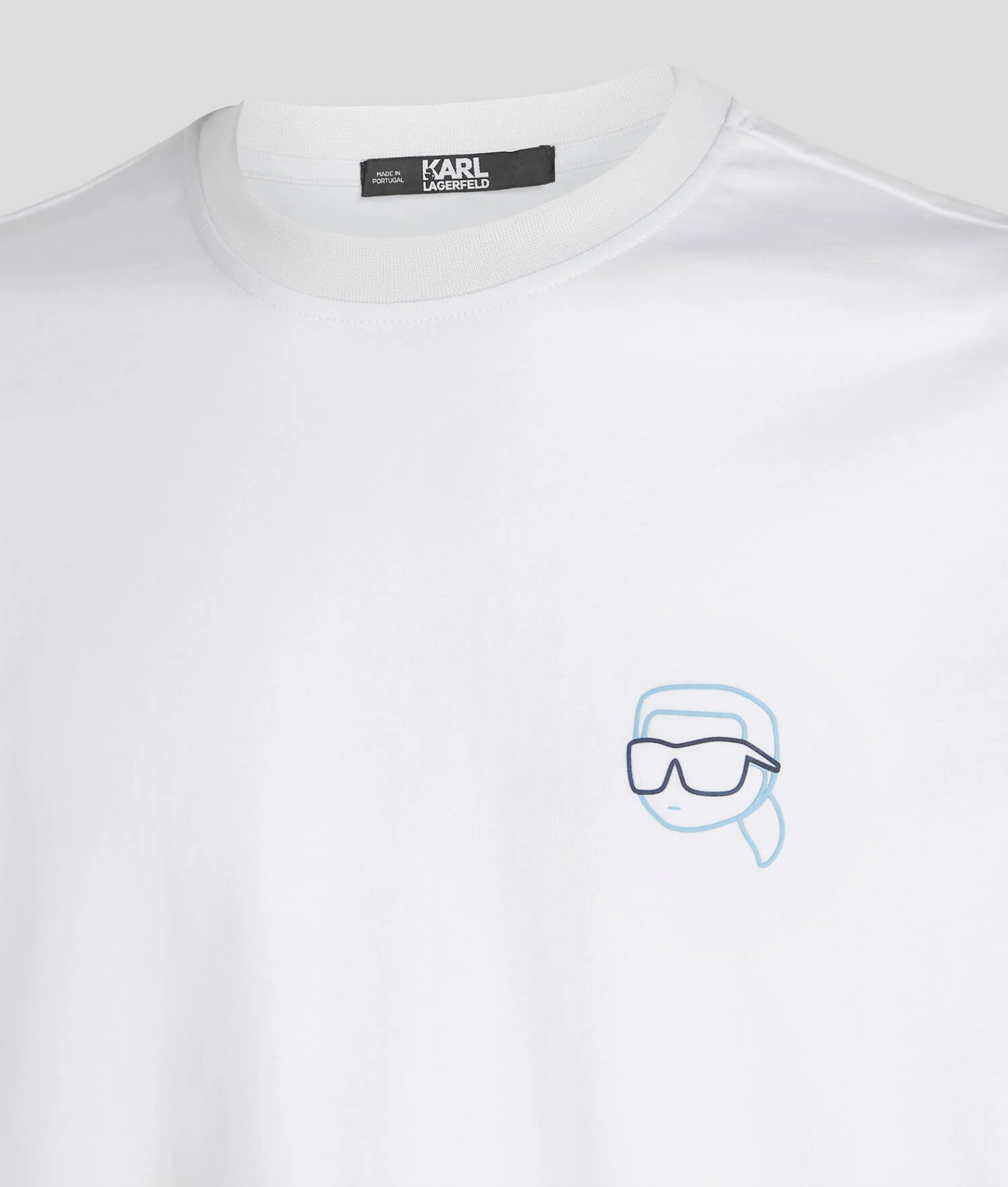 T-SHIRT AVEC EMPIÈCEMENT K/IKONIK À L'EFFIGIE DE KARL