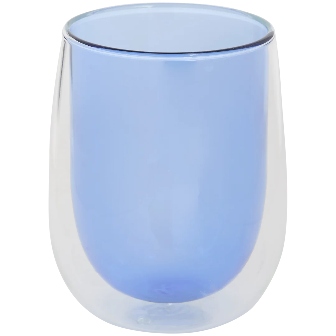 Dubbelwandig glas 360 ml | diverse kleuren