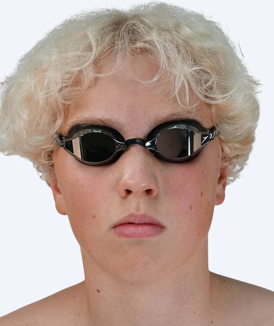 Speedo Elite svømmebriller - Fastskin Speedsocket 2 Mirror - Sort/sølv