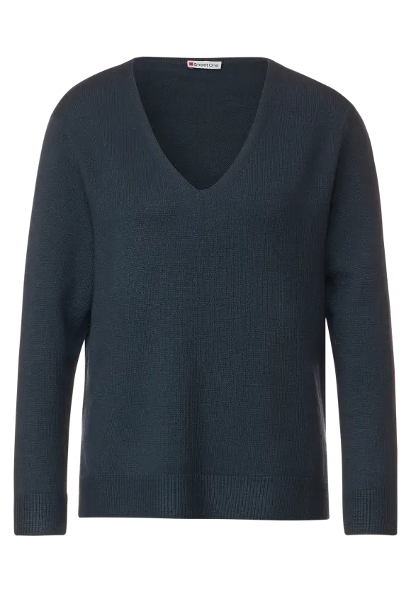 Pullover mit V-Ausschnitt - cool vintage green