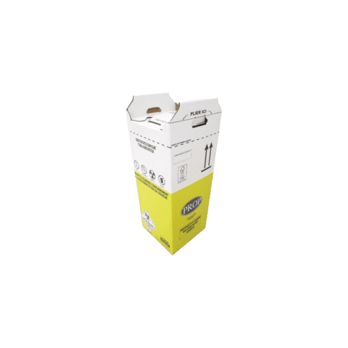 Carton hospitalier DASRI 50L haut lien coulissant NF X