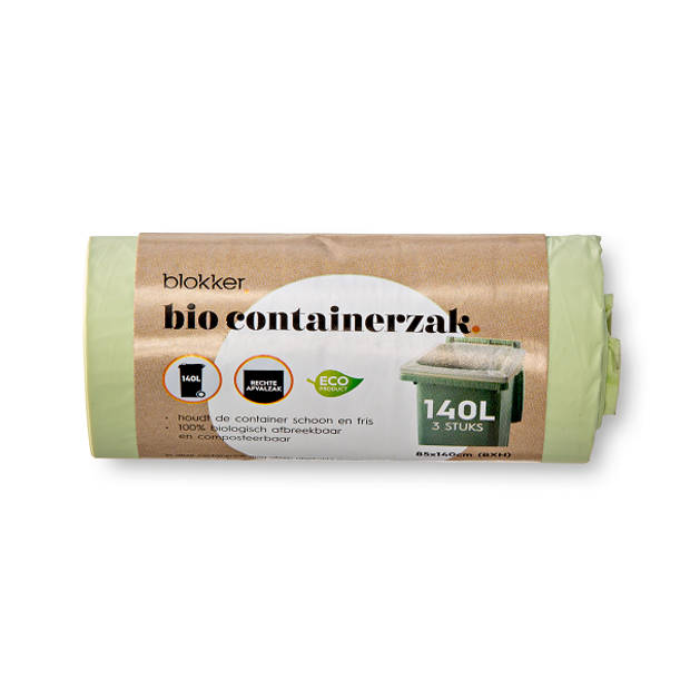 Blokker bio containerzak 140 liter 3 stuks