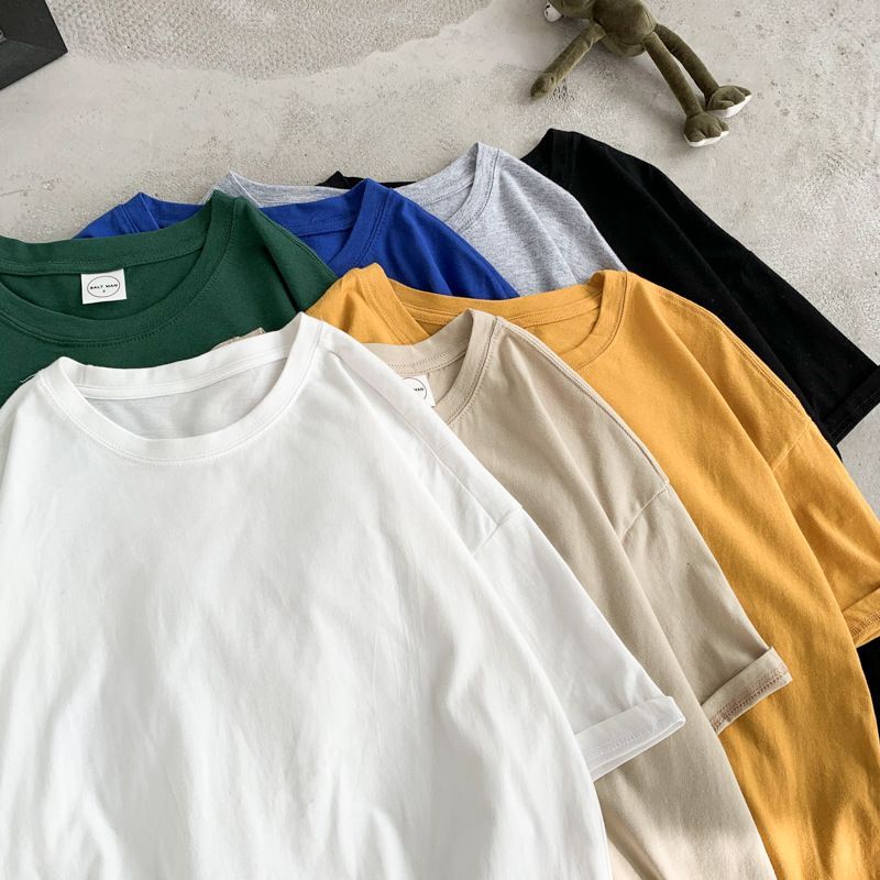 Hushgrain - Effen T-shirt met korte mouwen