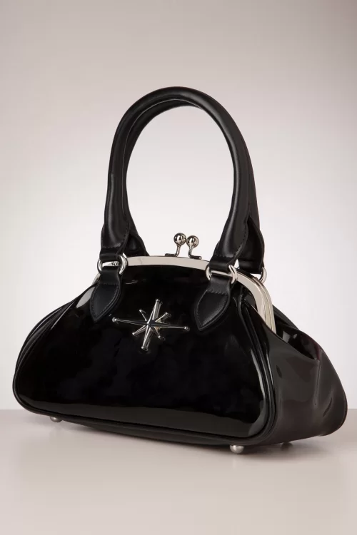 Banned Retro Stars Lover handtas in zwart