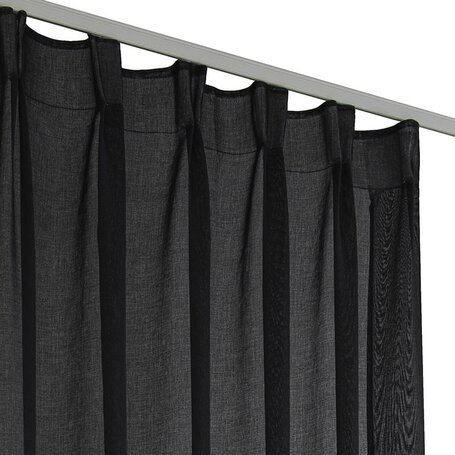 2-PACK: Vitrage Gordijnen - Haken of Ringen