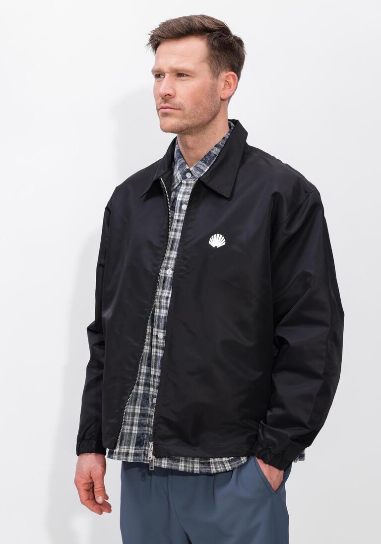 zwarte new amsterdam surf association jack coach jacket