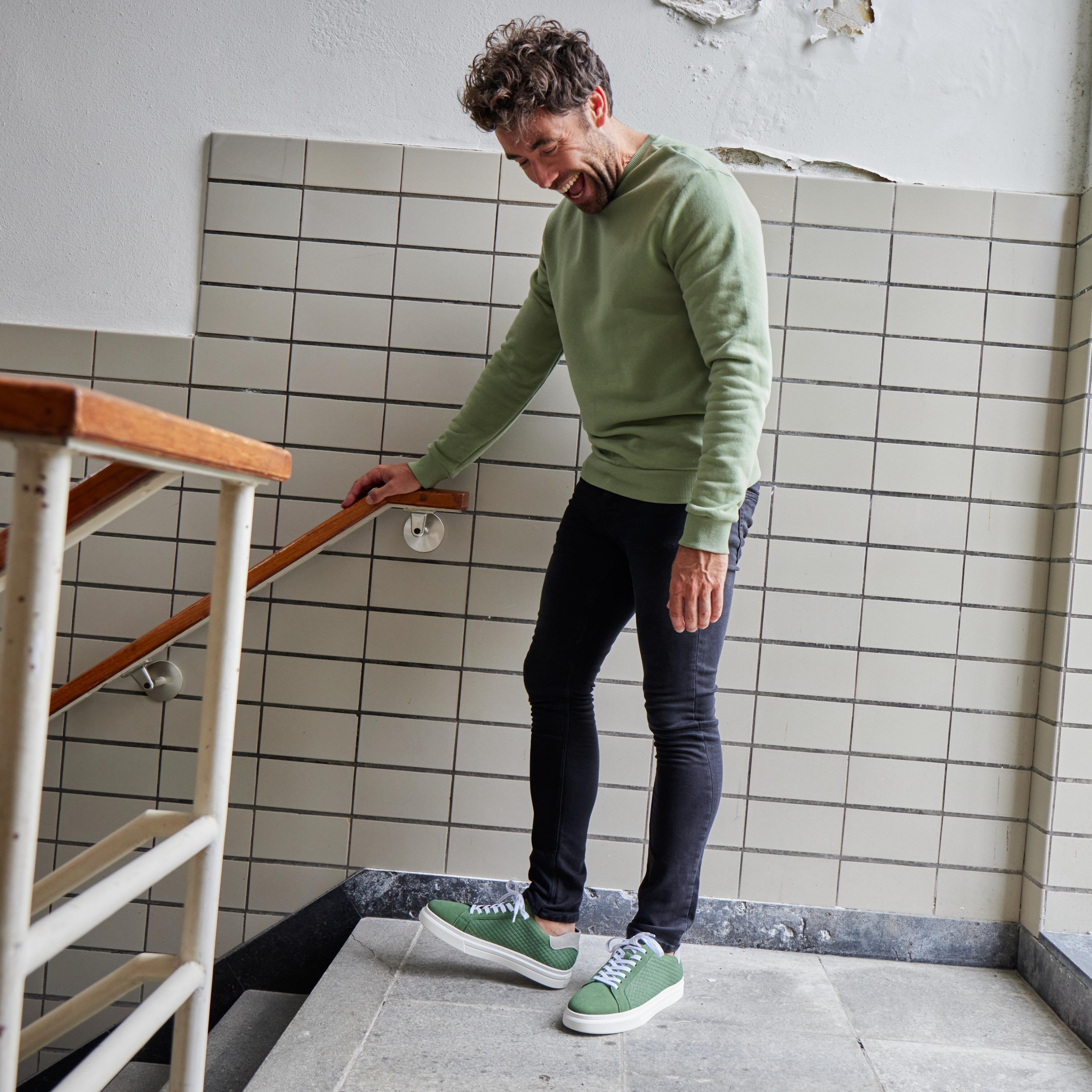 Green Essential Sneakers