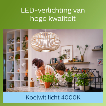 Philips LED kogel E27 40W wit mat 4000K niet dimbaar