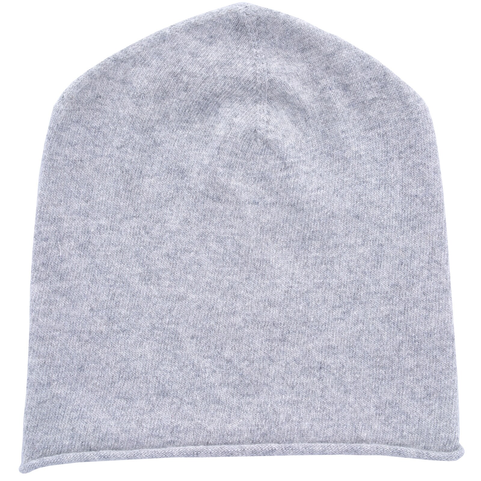 GOLDEN GOAT Strickmütze Arley Beanie Unisex Winter Mütze 100% Kaschmir Wolle Farbe: dove grey