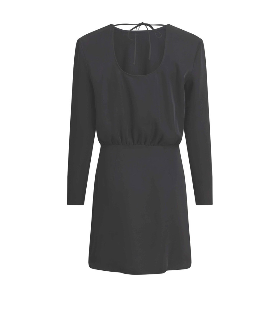 Vestido aberto preto da Calvin Klein Jeans