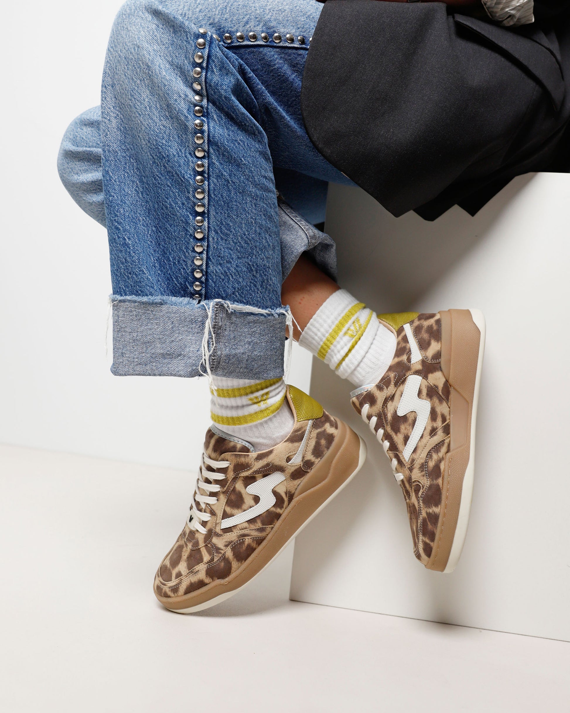 VIA VAI luipaardprint dames sneakers Sam Levi