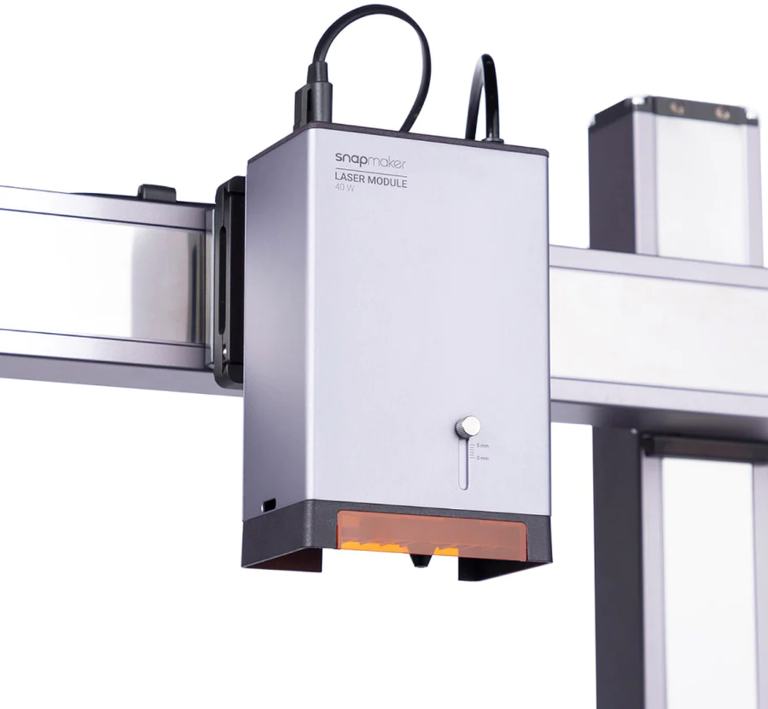 Snapmaker  40W Laser Modul, Snapmaker 2.0    Leistungsstarkes Lasermodul zur Aufrüstung von Desktop-Laserschneidern