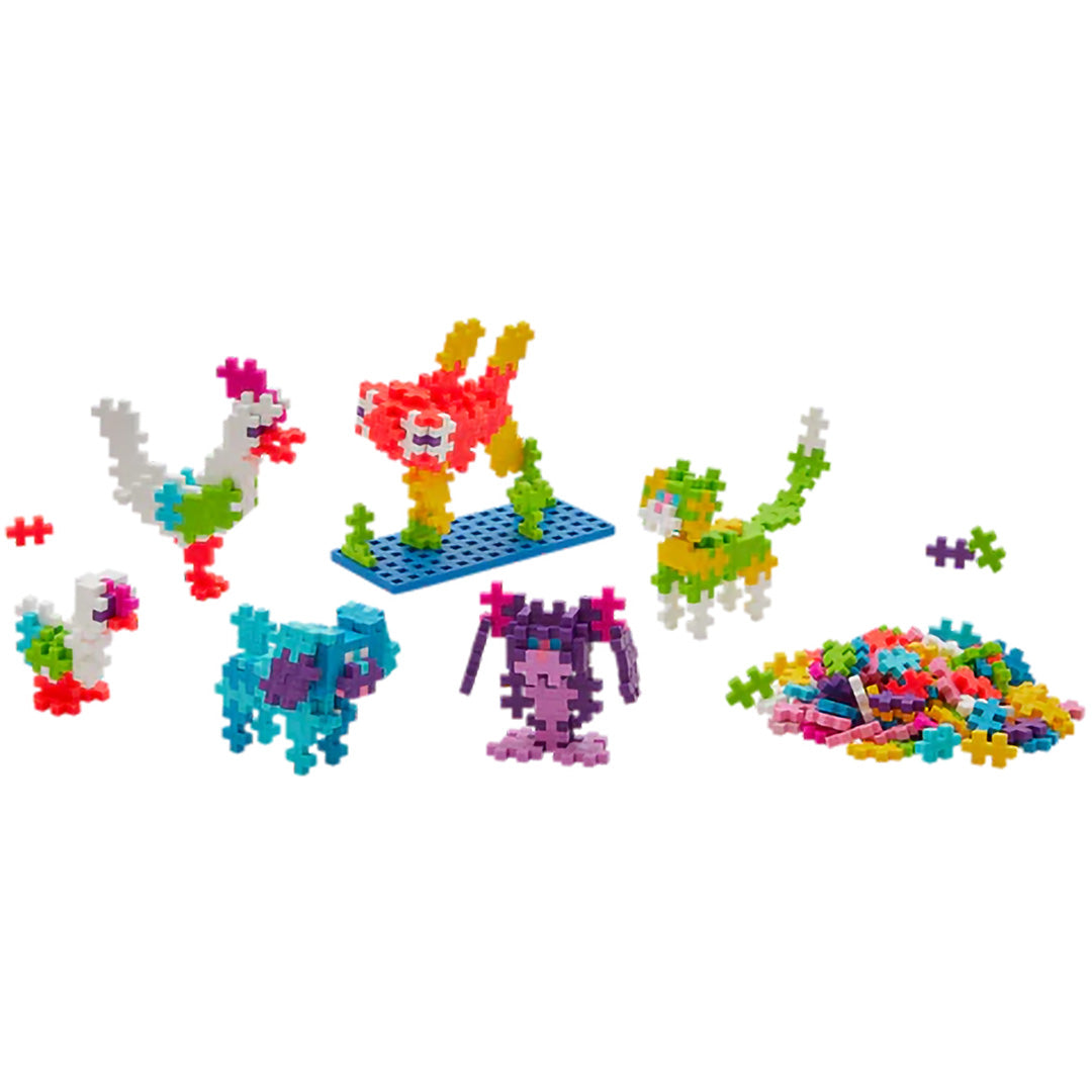 plus-plus bouwstenen learn to build - dieren - 275st