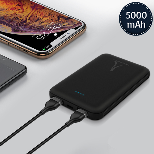 Powerbank Akshi 5000 mAh Carregamento Rápido 2.1a 2x USB