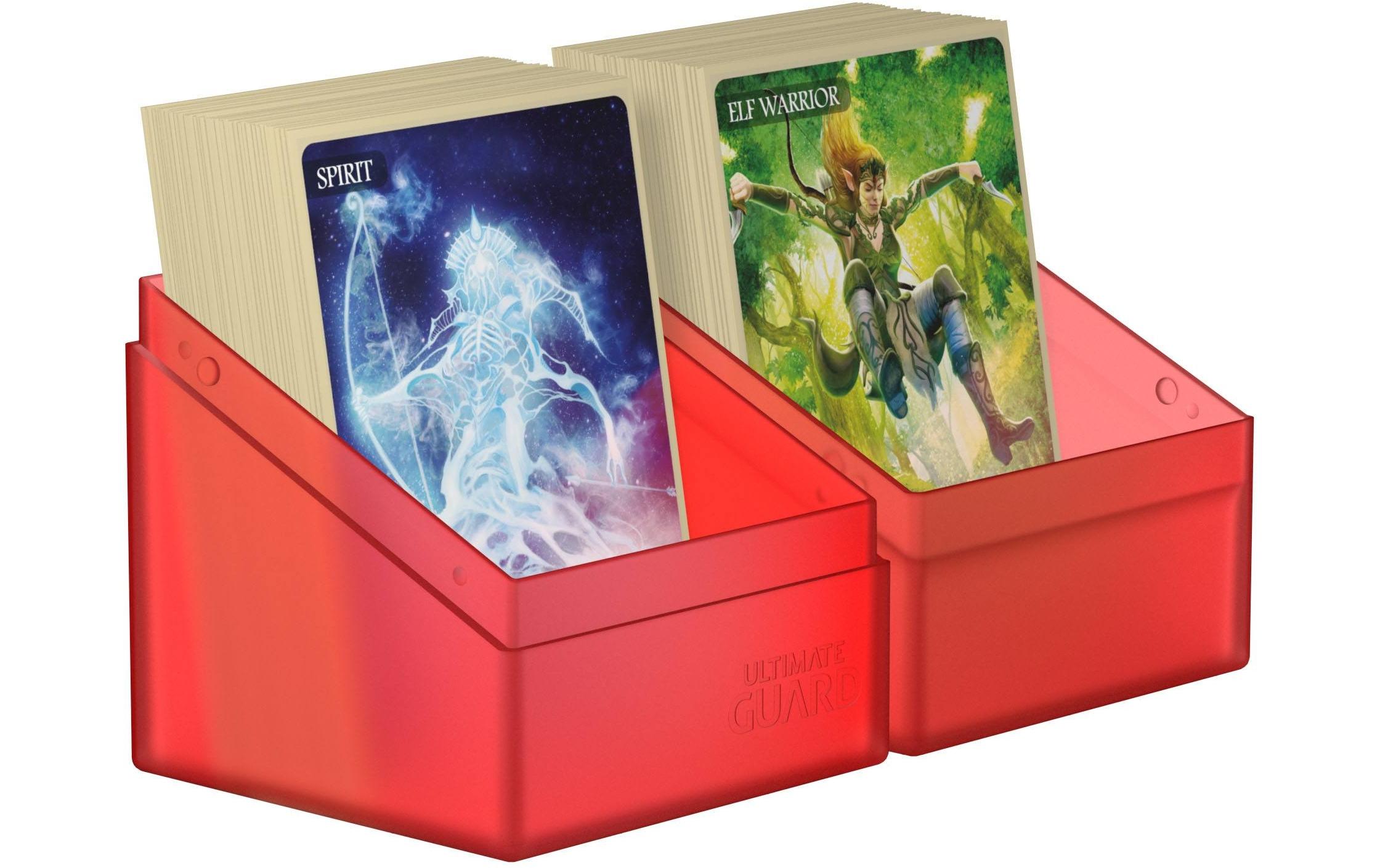 Kartenbox Boulder Deck Case Standardgrösse 100+ RubyHandliche und feste Kartenbox mit Soft-Touch-Oberfläche