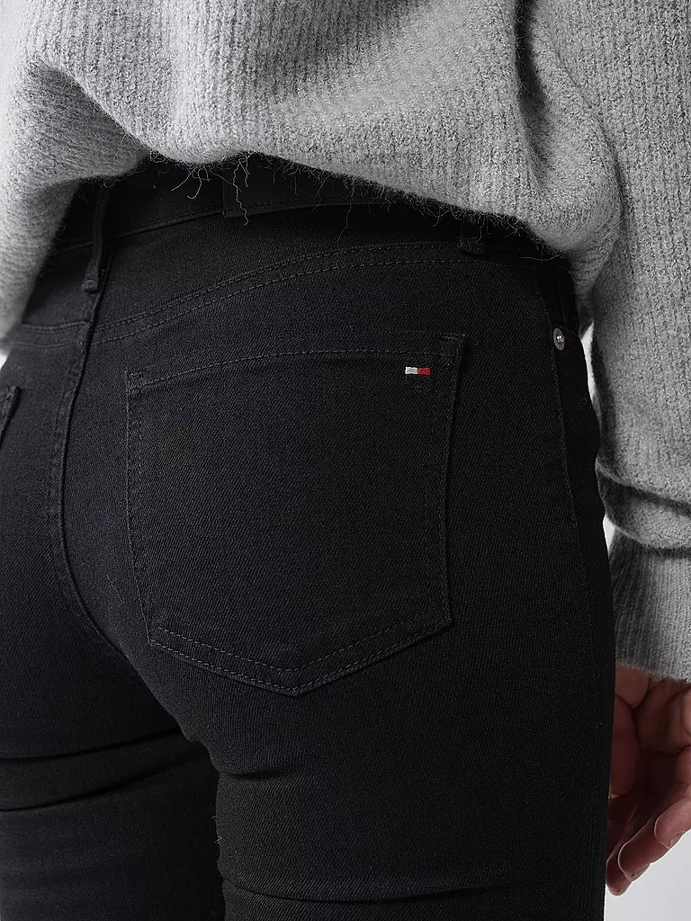 TOMMY HILFIGER Jeans Skinny Fit COMO schwarz