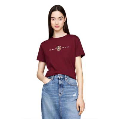 Tee-shirt à manches courtes femme Reg Crest Linear TOMMY HILFIGER
