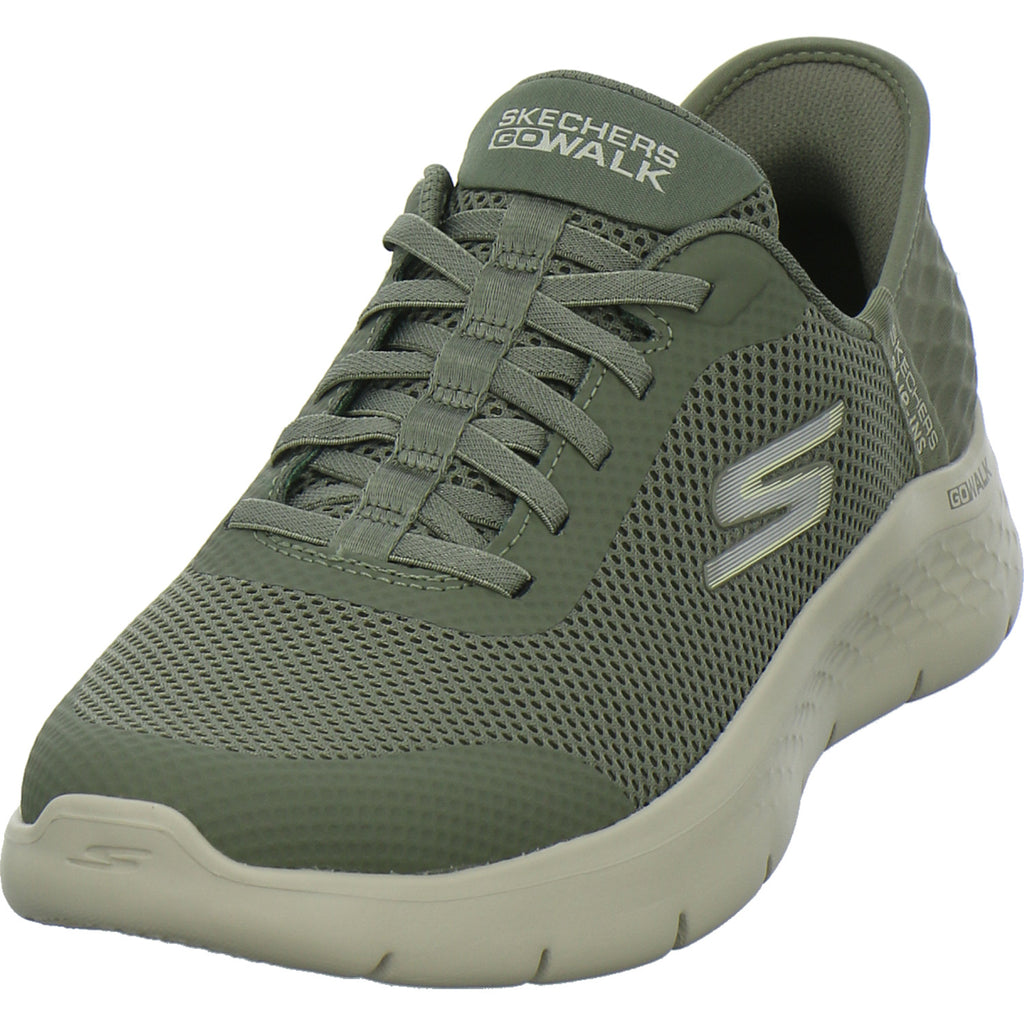 Skechers Sneaker Damen Slip Ins oliv