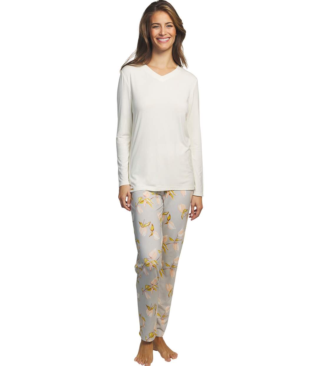 Pyjama pantalon haut manches longues Tulipanes Selmark
