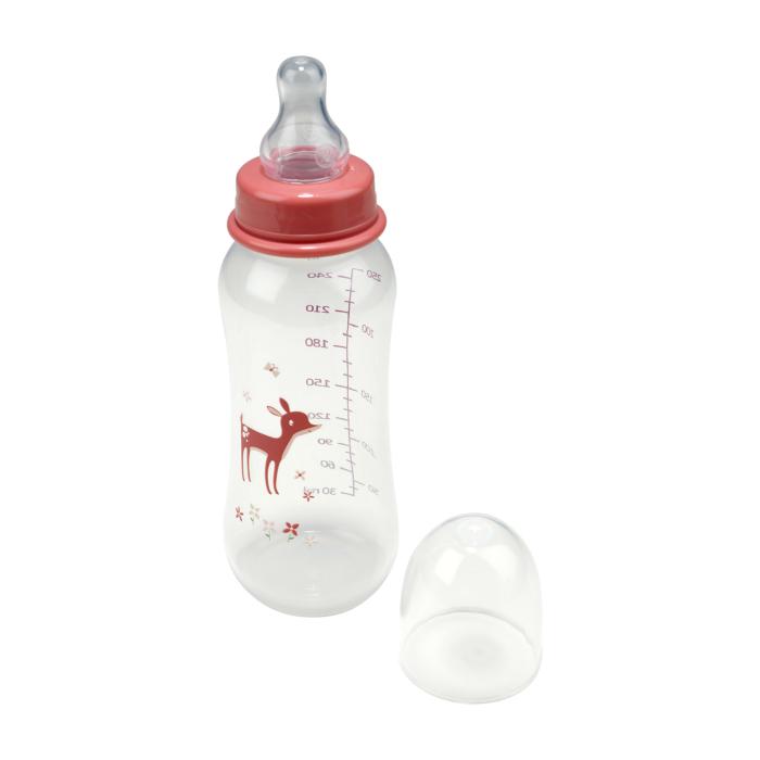 BIBERON COL ETROIT ET TETINE DEBIT VARIABLE SILICONE 250ML