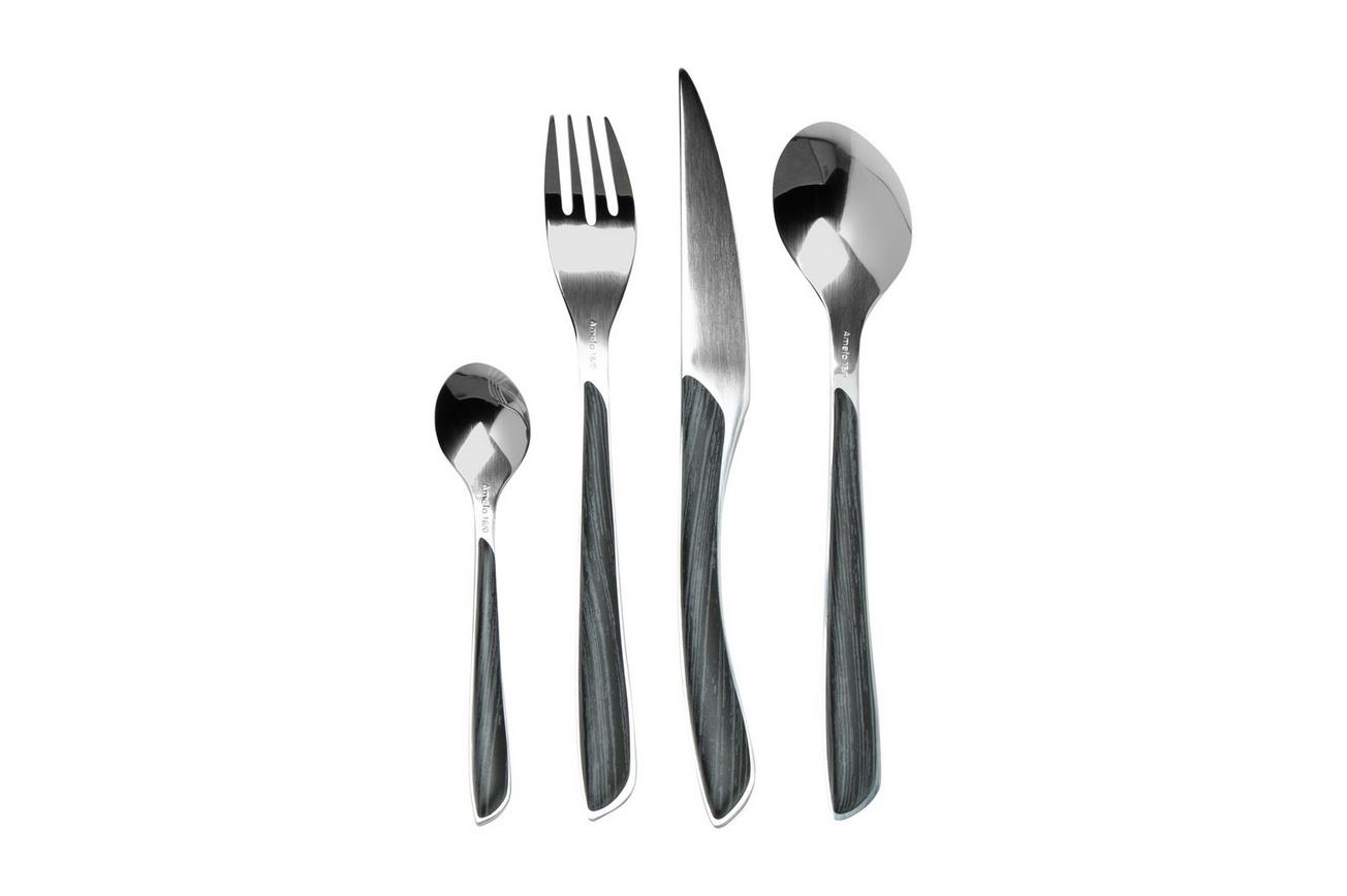 Amefa Eclat Nature, Black 2274 bestekset 16-delig