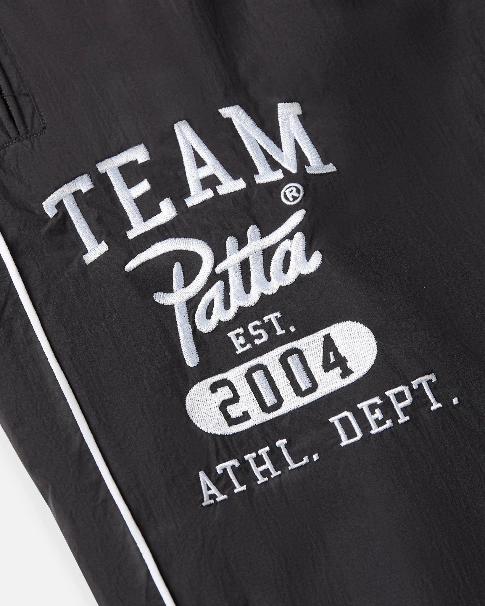 Patta Athletic Nylon Track Pants (Black)