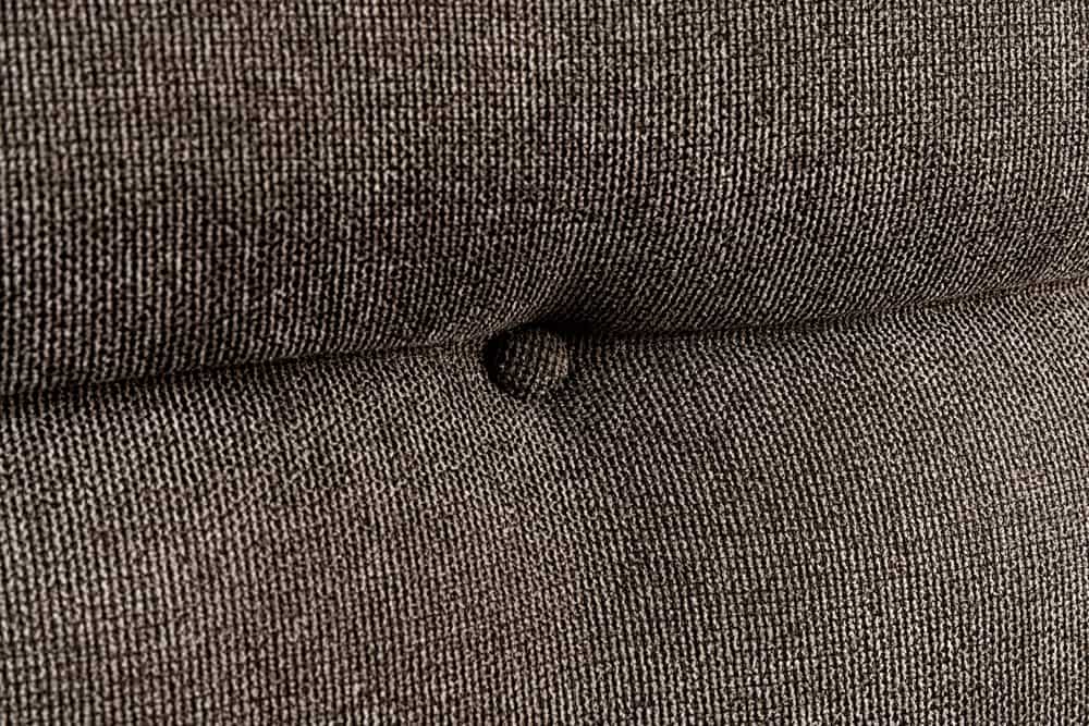 Moderne Sitzbank BIG GEORGE 160cm taupe Flachgewebe Taschenfederkern schwarz