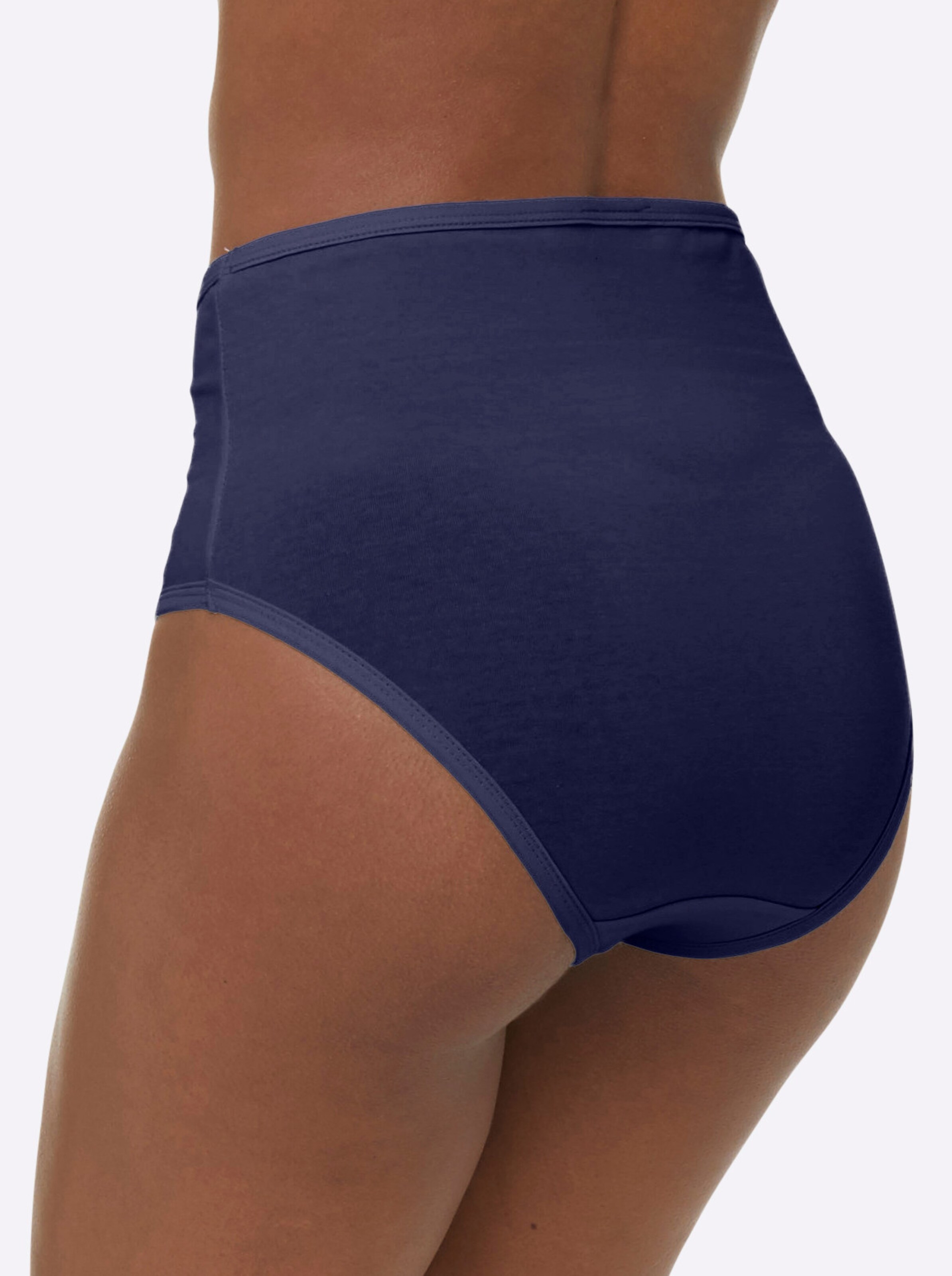 wäschepur Taillenslip in bleu + marine + bordeaux