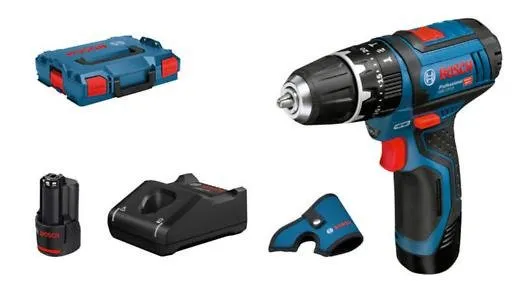 Bosch AKKUSLAGBOREMASKINE GSB 12V-15 2X2A LBOX