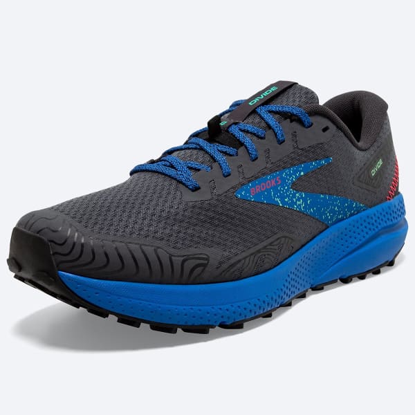 Chaussure trail BROOKS DIVIDE 4 EBONY/BLACK/VICTORIA BLUE