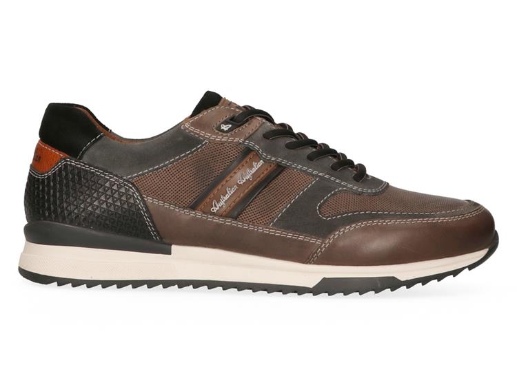 Australian Footwear Filmon Leather PKJ Grey-Tan-Black