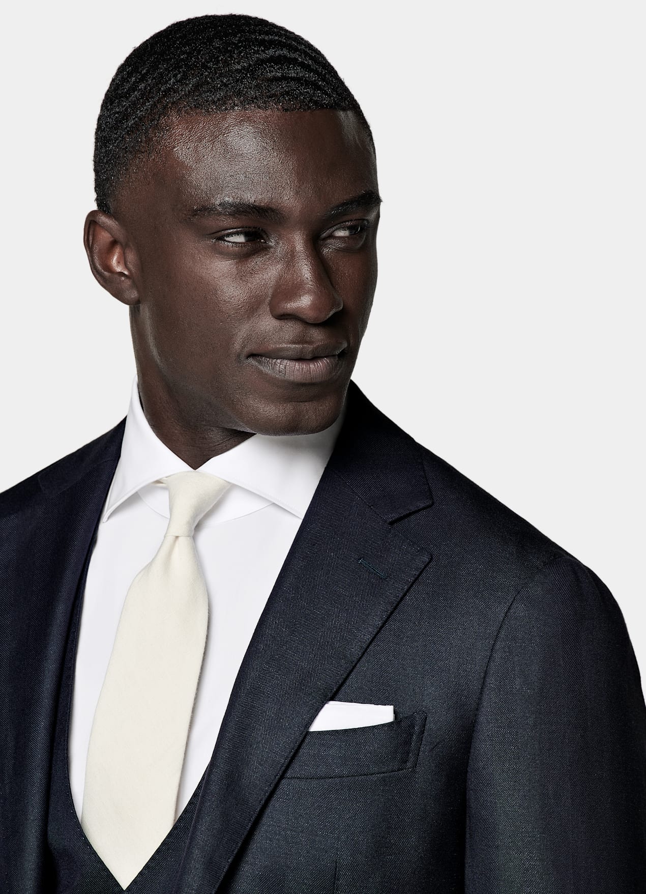 Costume trois pièces Havana coupe Tailored bleu marine