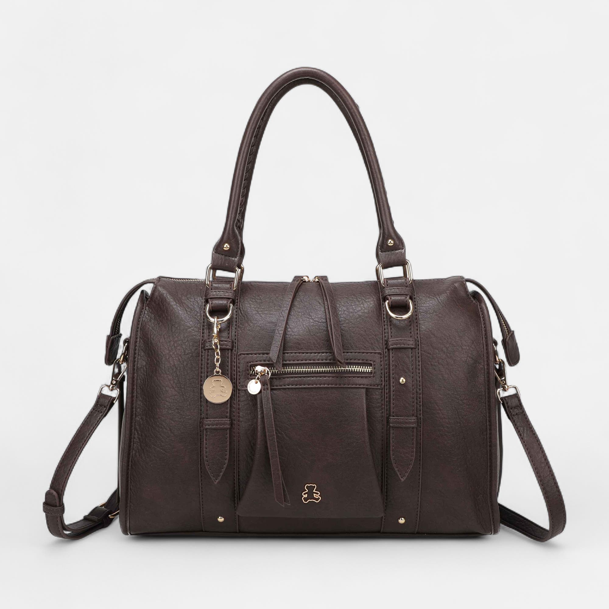 Sac de shopping marron